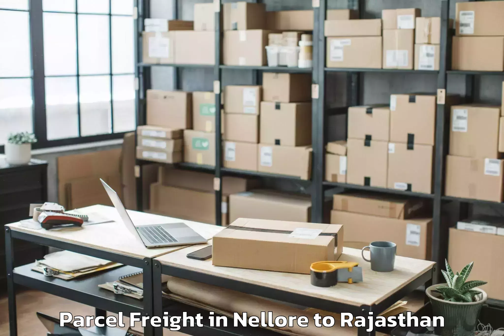 Book Nellore to Vallabhnagar Parcel Freight Online